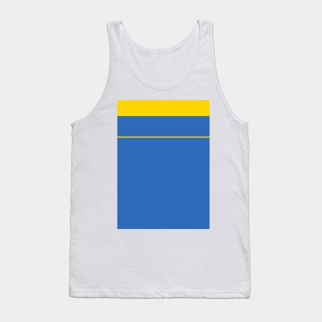 Wimbledon Retro 1988 Blue Yellow Cup Winners Tank Top by Culture-Factory